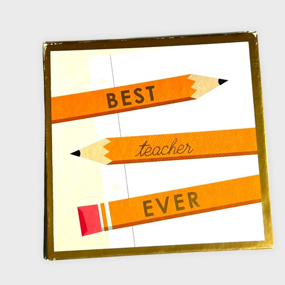 Lady Jayne Limited Best Teacher Ever Notepad Set